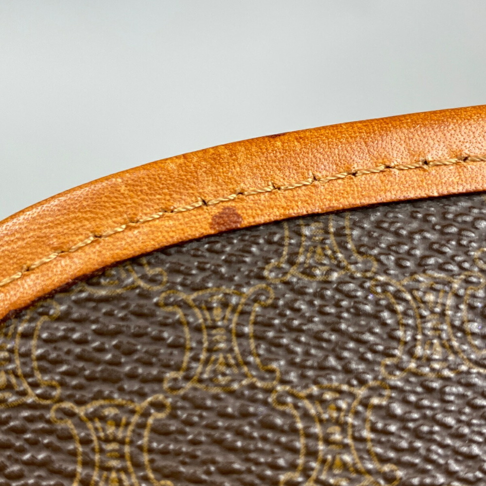 Celine Macadam Pattern Canvas Diagonal Shoulder B… - image 4